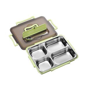 304 stainless steel insulation portable lunch box student sealed lunch box